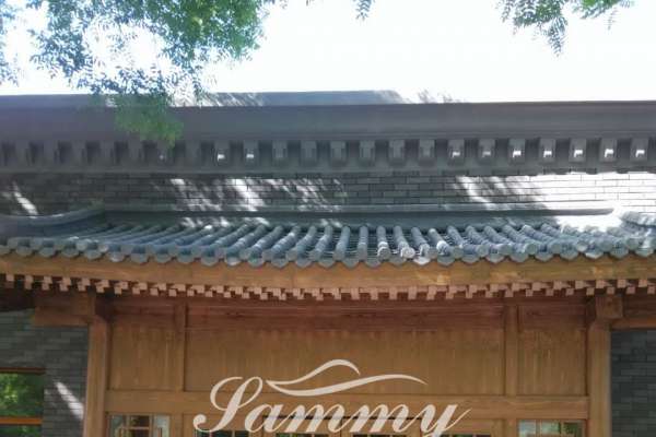 北京市海淀區頤和園路南門復古仿木漆效果案例
