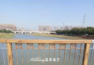 熱烈祝賀森美建材簽訂長春2000平護(hù)欄木紋漆施工