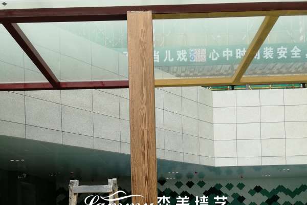 深圳龍崗依山郡小學(xué)鋼構(gòu)廊架項目