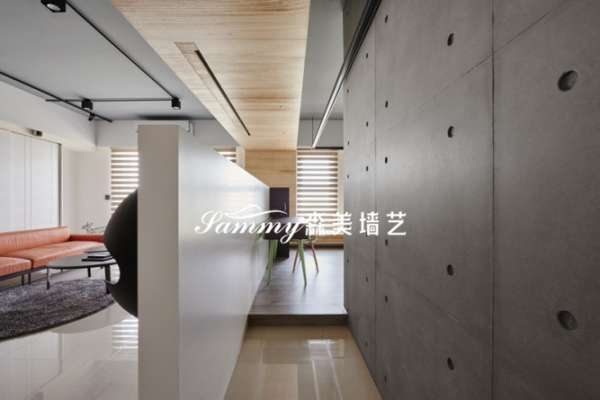 室內墻面及吊頂清水混凝土裝修案例